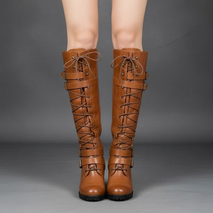 Emily | Stylish Winter Lace-Up Boots
