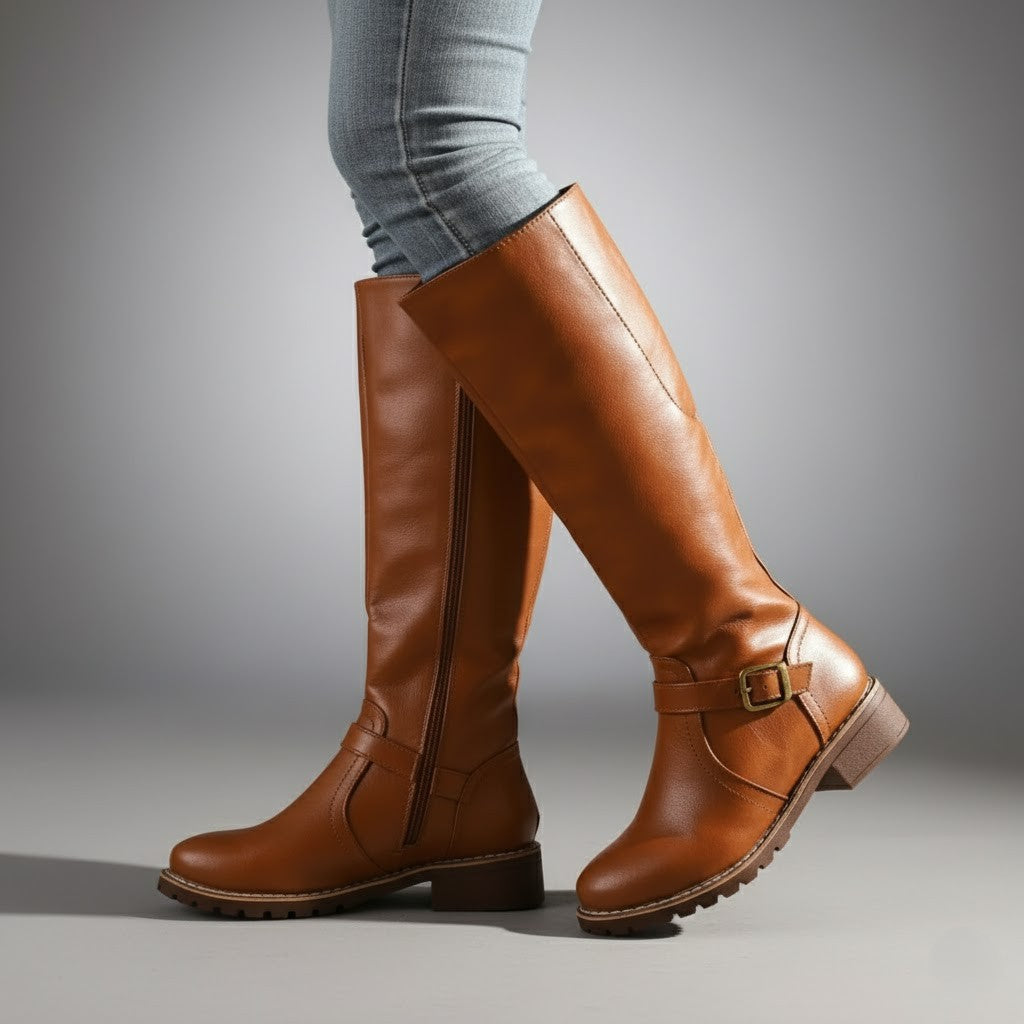 Hailey | Comfortable Winter Knee-High Boots