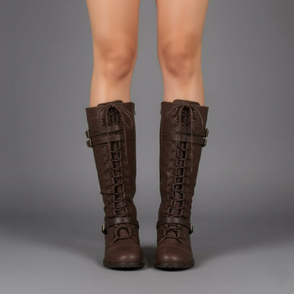 Emily | Stylish Winter Lace-Up Boots